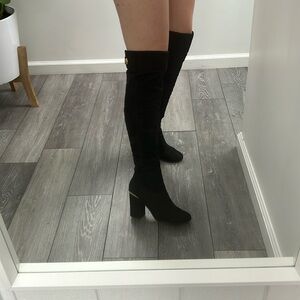 Tommy Hilfiger knee boots black size 7.5